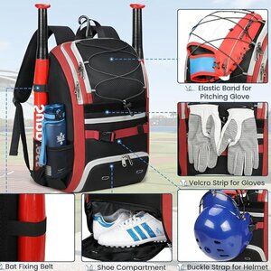 Large lightweight softball bag